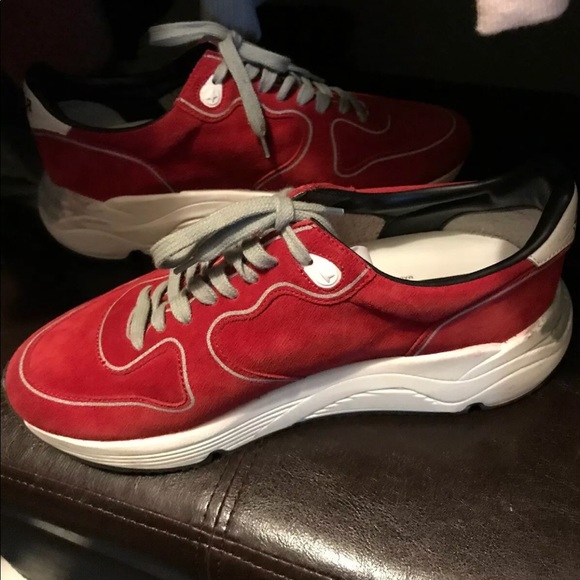 NIB GOLDEN GOOSE THE RUNNING SOLE RED SUEDE 39 - Picture 5 of 7